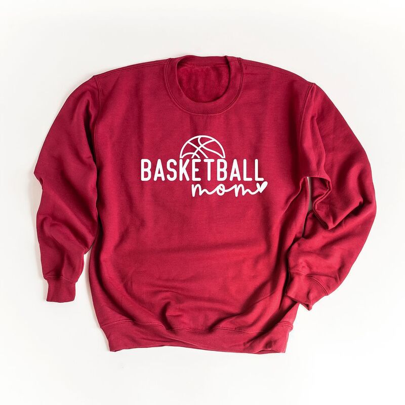 Simply Sage Market レディース トップス Tシャツ スウェット Simply Sage Market Basketball Mom Ball Sweatshirt Cardinal
