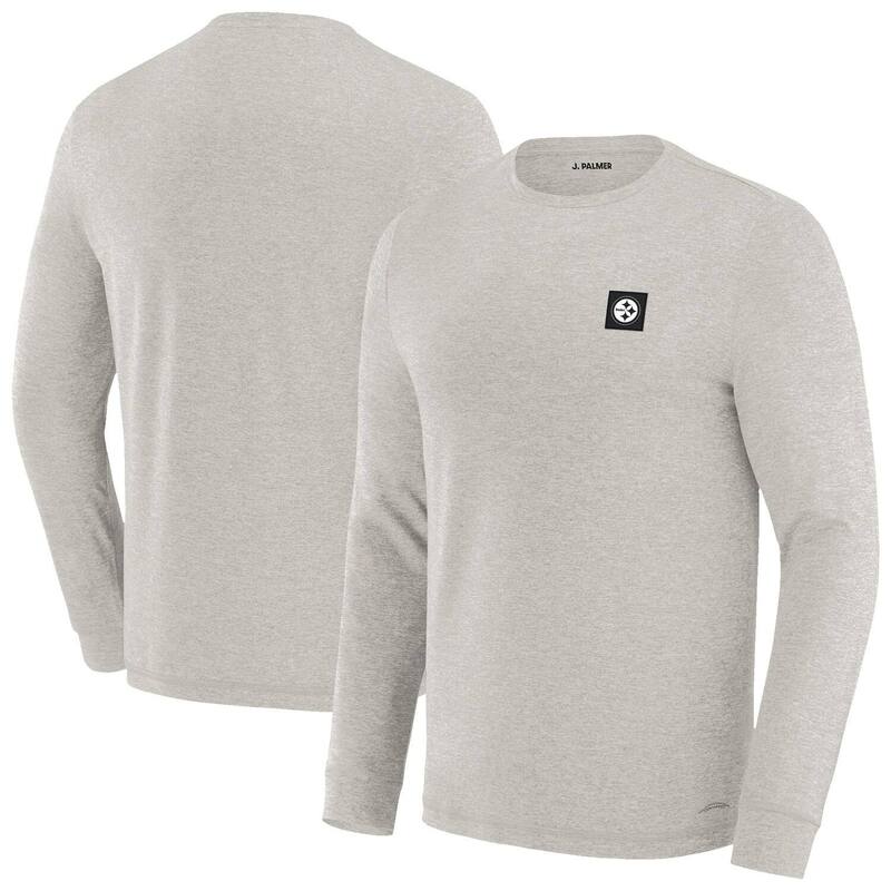 アンブランデッド メンズ トップス Tシャツ ダウン Unbranded Men's J. Palmer Gray Pittsburgh Steelers Four Down Long Sleeve T-Shirt Stl Grey グレー｜ReVida 店