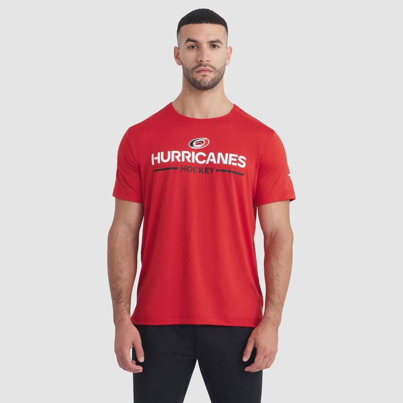 ファナティクス メンズ トップス Tシャツ Men's Fanatics Red Carolina Hurricanes Authentic Pro Rink Tech T-Shirt Hured レッド|ReVida 店