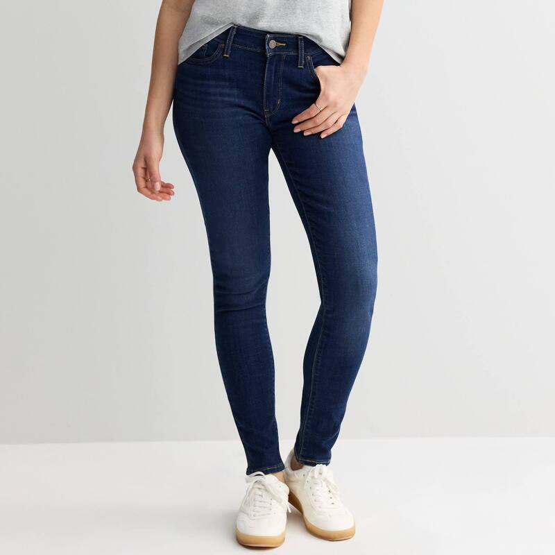 リーバイス レディース ボトムス デニムパンツ ジーンズ Women's Levi's 711 Skinny Jeans Cobalt Overboard コバルト