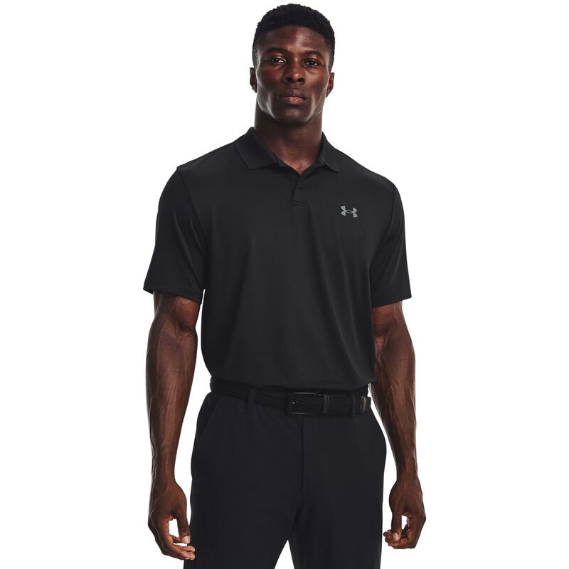 アンダーアーマー メンズ トップス プルオーバー スポーツシャツ Men\u0027s Under Armour Performance 3.0 Golf Polo Black 黒いこと