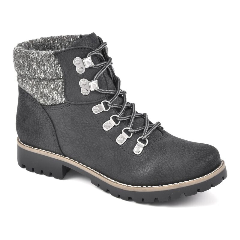 クリフバイホワイトマウンテン レディース シューズ ブーツ・レインブーツ アンクル Cliffs by White Mountain Pathfield Women's Ankle Boots Black Fabric ブラック