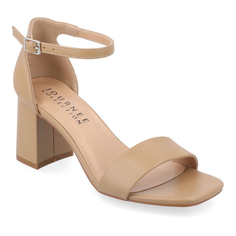 ジュルネ コレクション レディース シューズ サンダル Journee Collection Valenncia Women'superNatural Shades Tru Comfort Foam Dressandals Honey｜ReVida 店