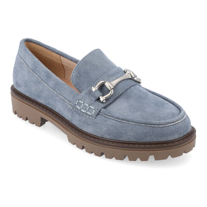 ジュルネ コレクション レディース シューズ スリッポン・ローファー Journee Collection Jessamey Women's Tru Comfort Foam Loafers Blue ブルー