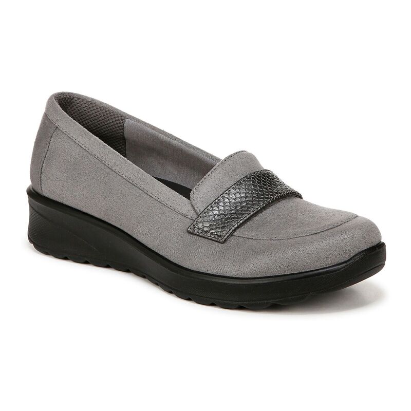 ビジーズ レディース シューズ サンダル ローファー Bzees Gamma 2 Women's Loafers Graphite Fabric グラファイト