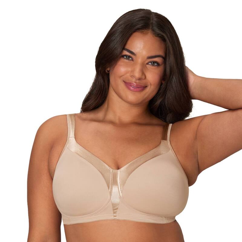 プレイテックス レディース アンダーウェア ブラジャー Tシャツ シルク Playtex 18 Hour Silky Smoothing Cool & Breathable Wireless T-Shirt Bra 4803 Nude