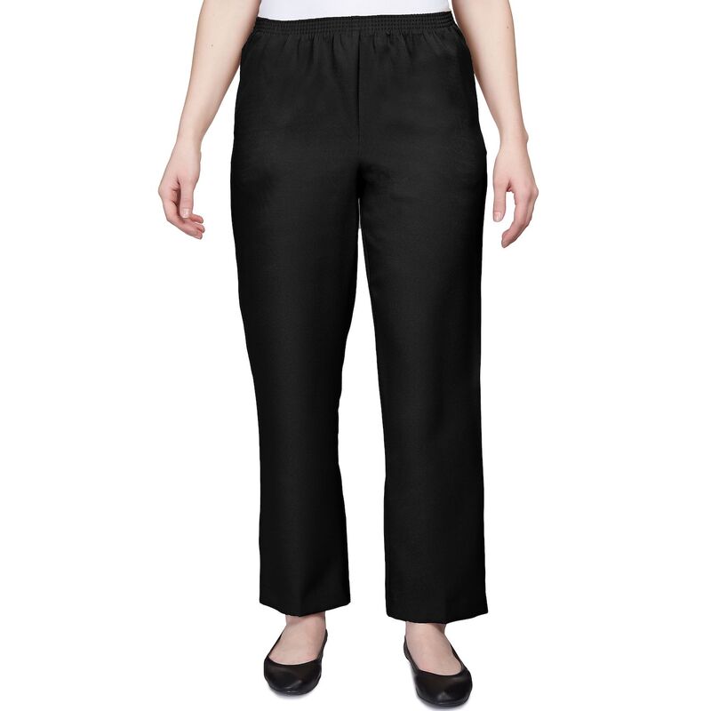 アルフレッド ダナー レディース ボトムス カジュアルパンツ プチ Petite Alfredunner Classic Pull-On Straight-Leg Pants Black ブラック|ReVida 店