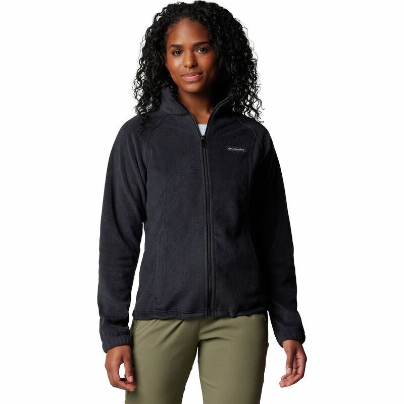 コロンビア レディース アウター ジャケット・ブルゾン プチ フリース Petite Columbia Benton Springs Fleece Jacket Black ブラック