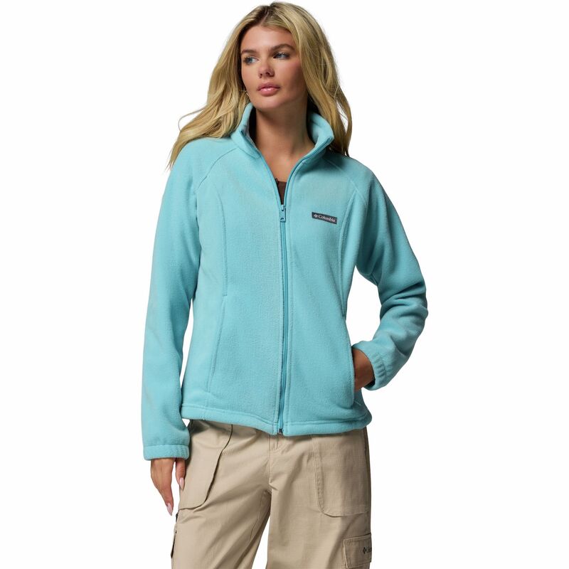 コロンビア レディース アウター ジャケット・ブルゾン プチ フリース Petite Columbia Benton Springs Fleece Jacket Vintage Blue ブルー