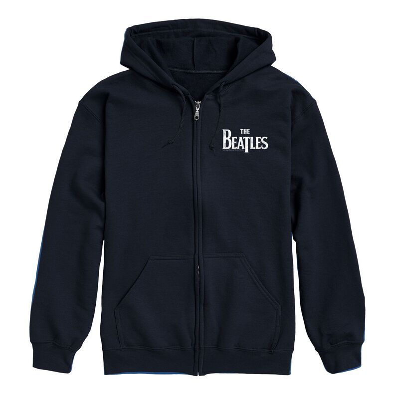 アニメキャラクター メンズ トップス Tシャツ パーカー Licensed Character Men The Beatles Zip Up Hoodie Navy ネイビー