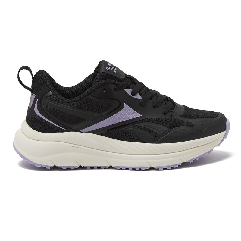 リーボック レディース シューズ スニーカー Reebok Rush Women\u0027s Running Shoes Black Dusk Purple 黒いこと