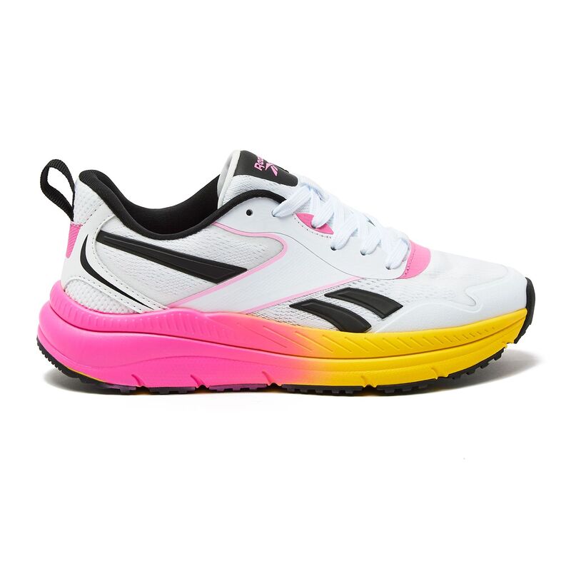 リーボック レディース シューズ スニーカー Reebok Rush Women\u0027s Running Shoes White Pink Ombre 白いこと