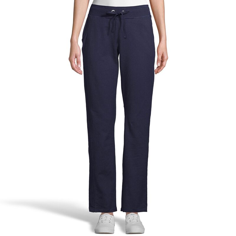 ヘインズ レディース ボトムス カジュアルパンツ パイル Women's Hanes Pocket French Terry Pants Navy ネイビー