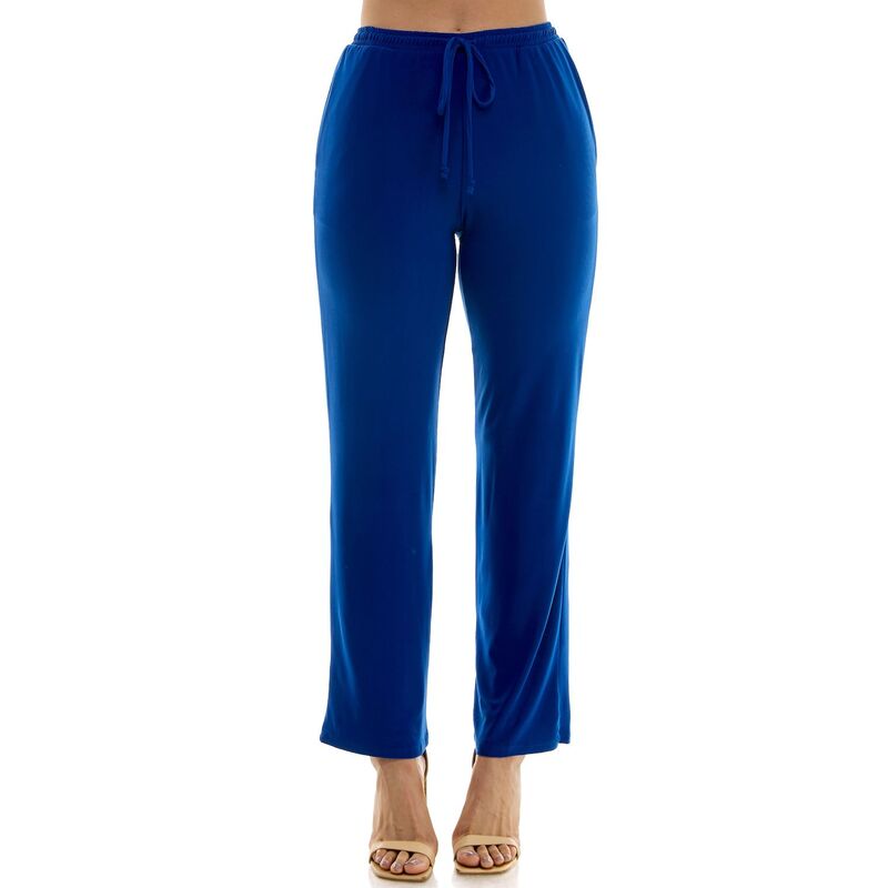 ニナレオナルド レディース ボトムス カジュアルパンツ Women's Nina Leonard Classic Drawstring Pant Deep Sea