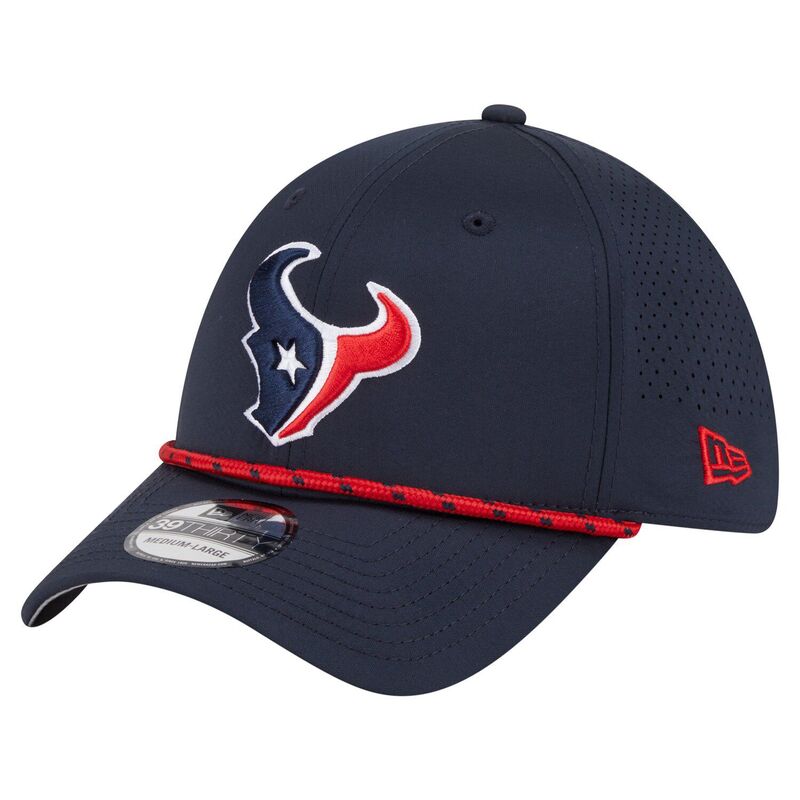 ニューエラ メンズ アクセサリー 帽子 Men's New Era Navy Houston Texans Perforated 39THIRTY Flex Hatxs Navy ネイビー