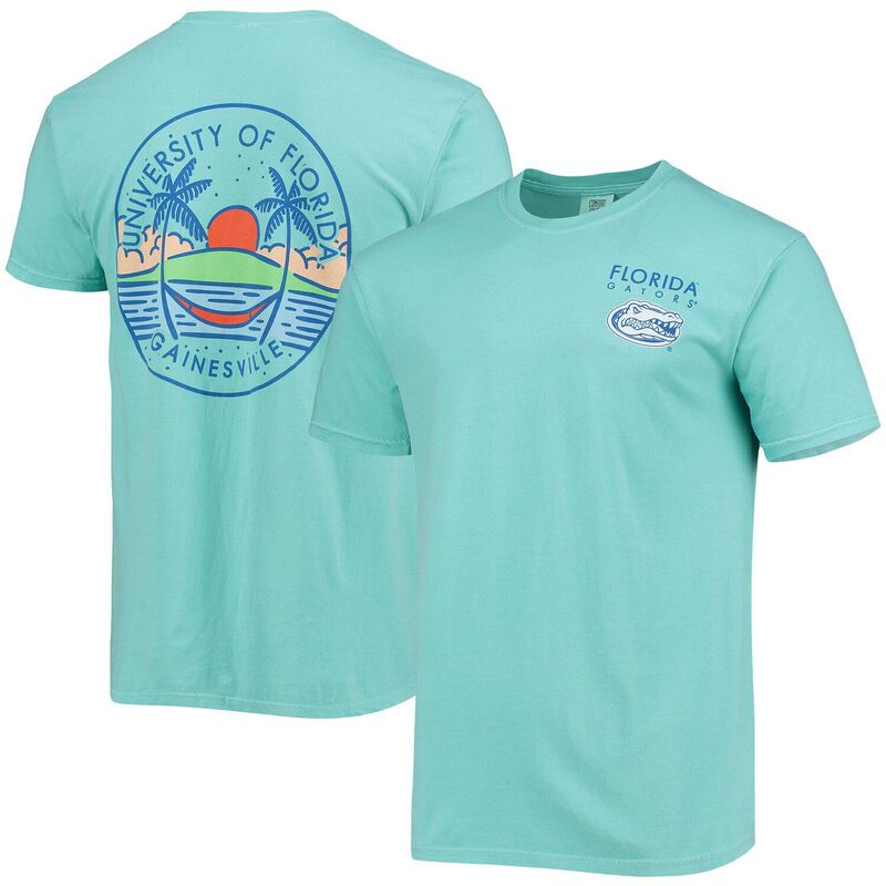 アンブランデッド メンズ トップス Tシャツ Unbranded Men's Mint Florida Gators Circle Scene Comfort Colors T-Shirt Fld Multi マルチカラー