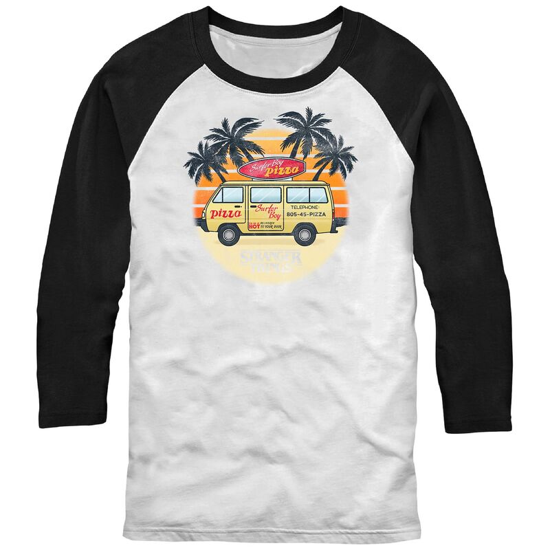 アニメキャラクター メンズ トップス Tシャツ Licensed Character Mentranger Thingsurf Combi Pizza Tee White Black ホワイト