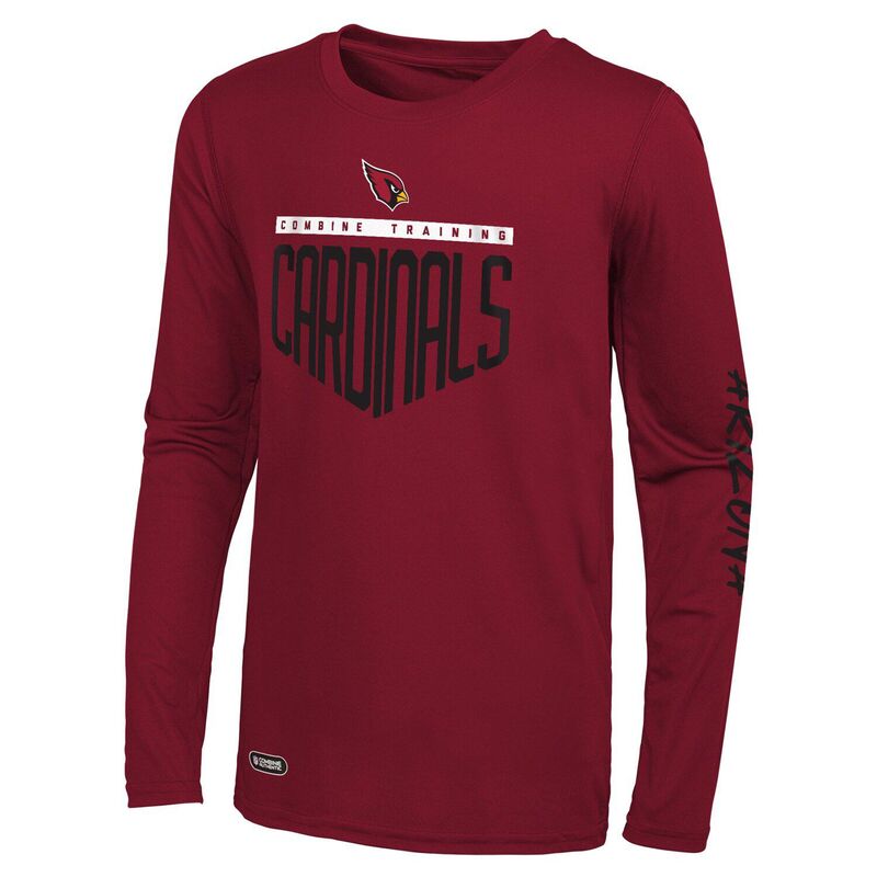アウタースタッフ メンズ トップス Tシャツ Outerstuff Men's Cardinal Arizona Cardinals Impact Long Sleeve T-Shirt Acred レッド