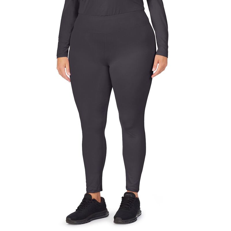 クドルドッズ レディース ボトムス カジュアルパンツ プラスサイズ レギンス Plusize Cuddl Duds Under Scrubs Leggings Charcoal チャコール