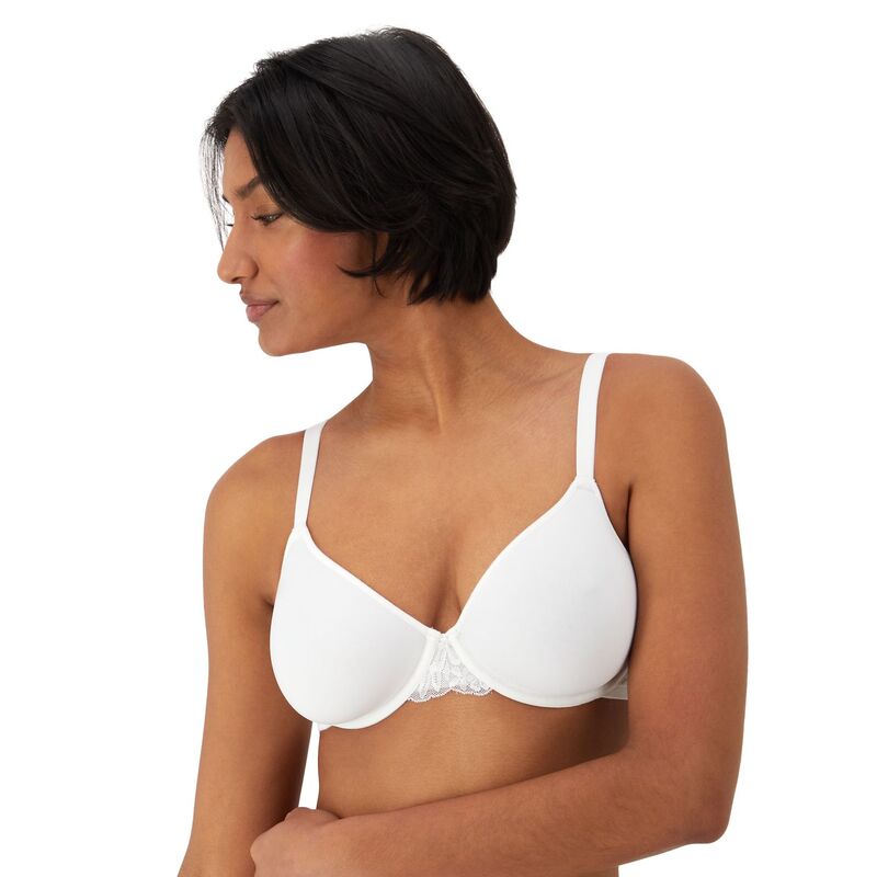 バリ レディース アンダーウェア ブラジャー Tシャツ コットン Bali Breathe Cotton Modalightweight Underwire T-Shirt Bra DF7592 White ホワイト