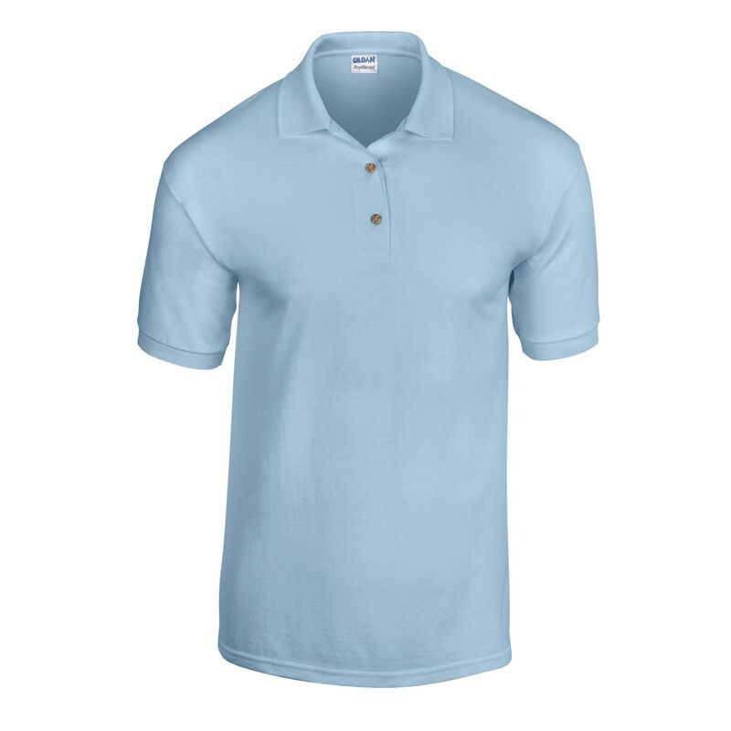 ギルダン メンズ トップス プルオーバー スポーツシャツ Gildan Mens DryBlend Polo Shirt Light Blue 青色