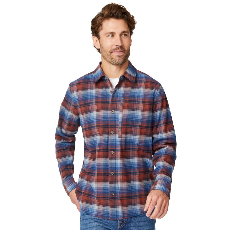 フリー カントリー メンズ アウター ジャケット・ブルゾン シャツ Free Country Men Easywear Flannel Shirt Ruby Plaid ルビー