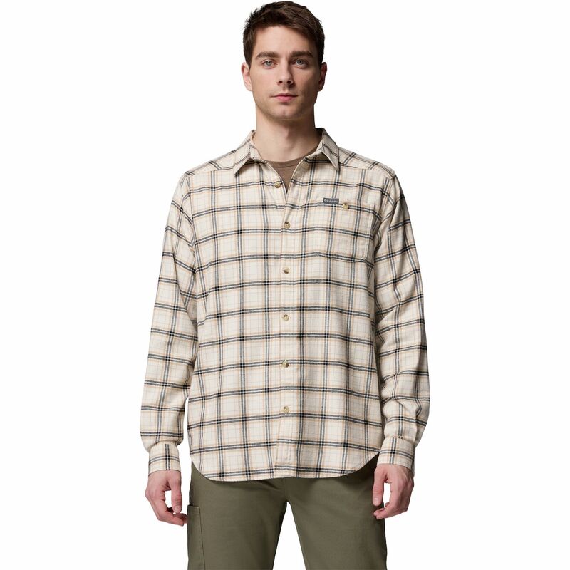 コロンビア メンズ トップス Tシャツ Men's Columbia Cornell Woods Flannel Shirt Chalk チョーク|ReVida 店