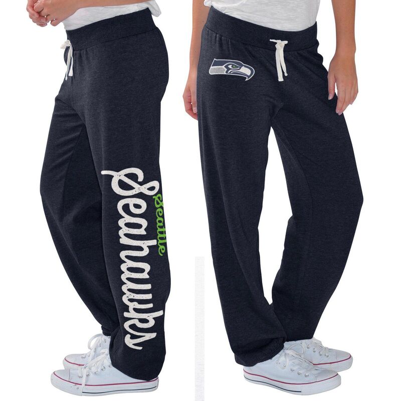 G-III レディース ボトムス カジュアルパンツ フリース Women's G-III 4Her by Carl Banks College Navy Seattle Seahawkscrimmage Fleece Pantsea Navy ネイビー|ReVida 店