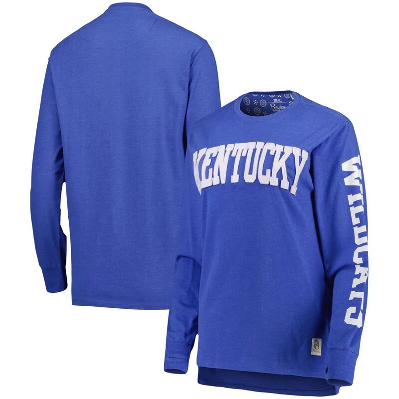 アンブランデッド レディース トップス プルオーバー Unbranded Women\u0027s Pressbox Royal Kentucky Wildcats Two-Hit Canyon Long Sleeve T-Shirt Ken Blue 青色