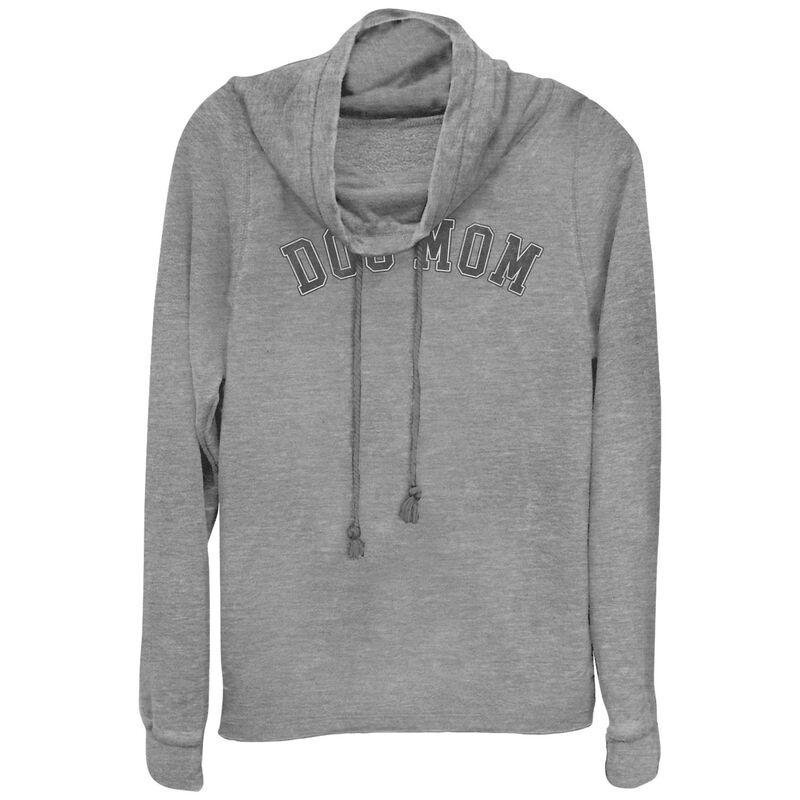 アンブランデッド レディース トップス ティーシャツ 付け加える大いさ グラフィック Unbranded Women\u0027s Plus Dog Mom Cowlneck Graphic Lightweight Long Sleeve Gray Heather 薄墨色 トップス-レディースファッション