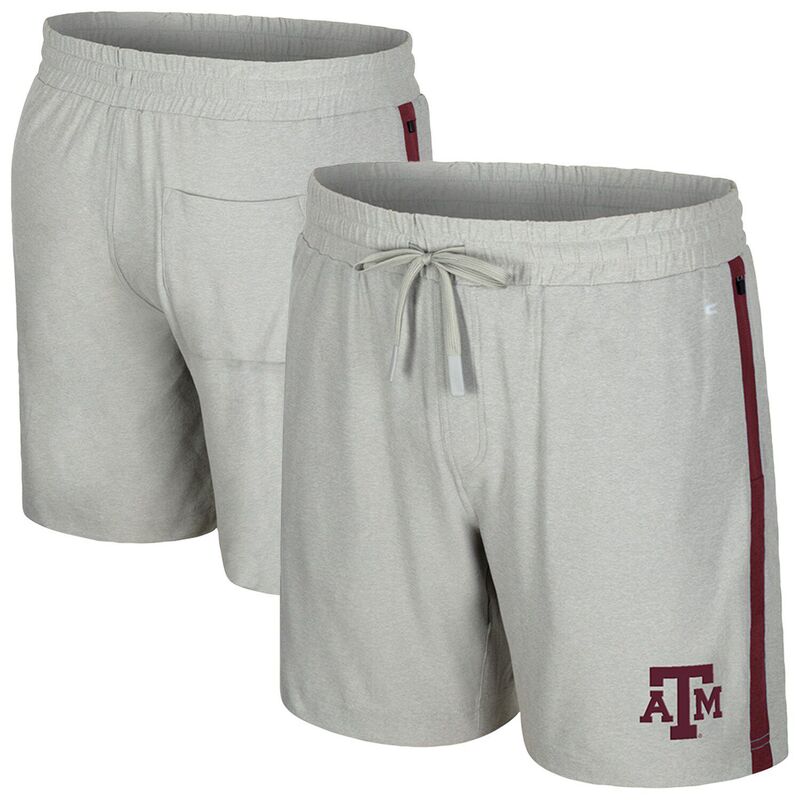 コロシアム メンズ ボトムス ハーフパンツ・ショーツ ショートパンツ Men's Colosseum Gray Texas A&M Aggies Mac Shorts Tam Grey グレー