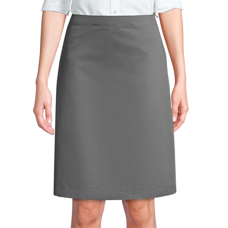 ランズエンド レディース ボトムスカート Women's Lands' End School Uniform Blend Chino Skort Black ブラック