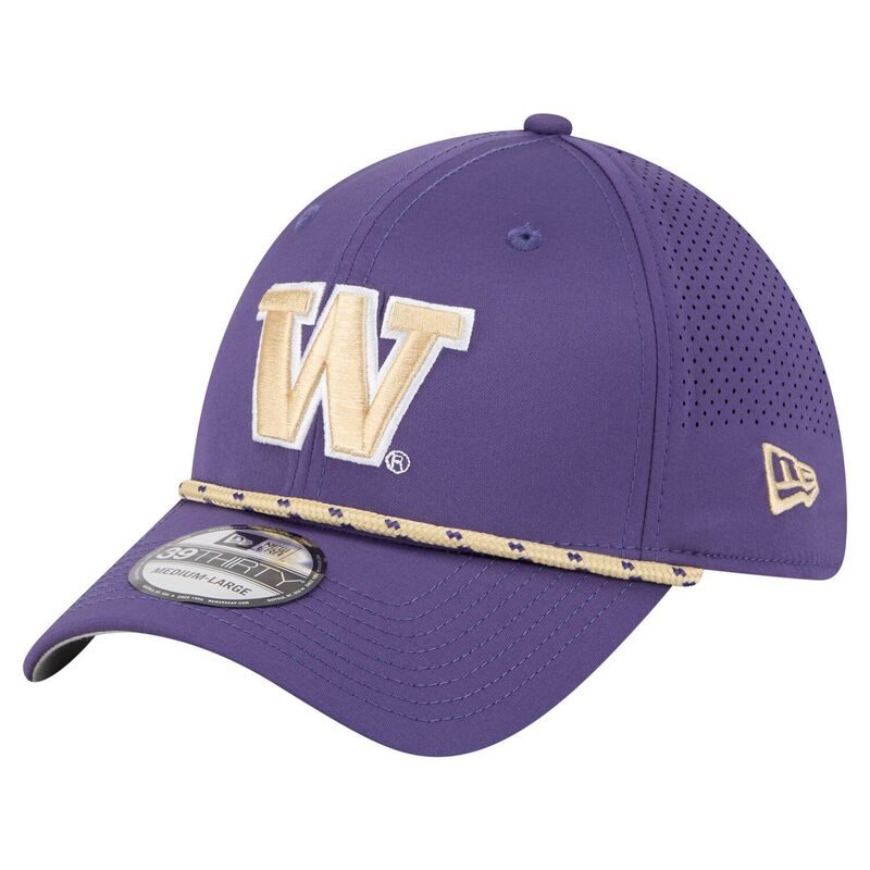 ニューエラ メンズ アクセサリー 帽子 Men's New Era Purple Washington Huskies Rope 39THIRTY Flex Hat Wsh Purple パープル