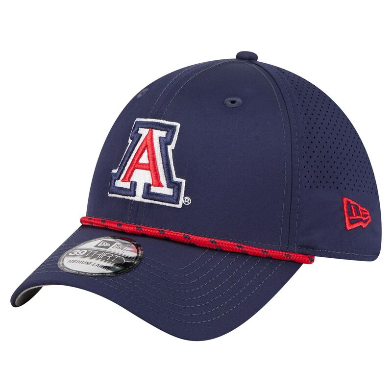 ニューエラ メンズ アクセサリー 帽子 Men's New Era Navy Arizona Wildcats Rope 39THIRTY Flex Hat Arz Navy ネイビー