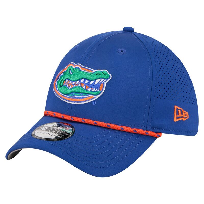 ニューエラ メンズ アクセサリー 帽子 Men's New Era Royal Florida Gators Rope 39THIRTY Flex Hat Fld Blue ブルー