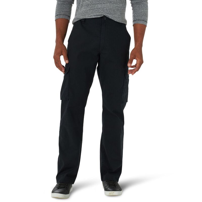 ラングラー メンズ ボトムス カジュアルパンツ カーゴパンツ Men &rsquo; s Wrangler Free To Stretch Relaxed-Fit Ripstop Cargo Pants Black ブラック｜ReVida 店