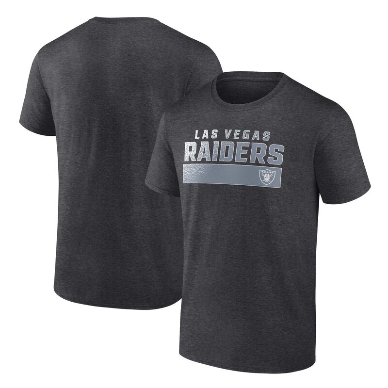 アンブランデッド メンズ トップス Tシャツ Unbranded Men Fanatics Branded Charcoalas Vegas Raiders T-Shirt Lvr Charco チャコール