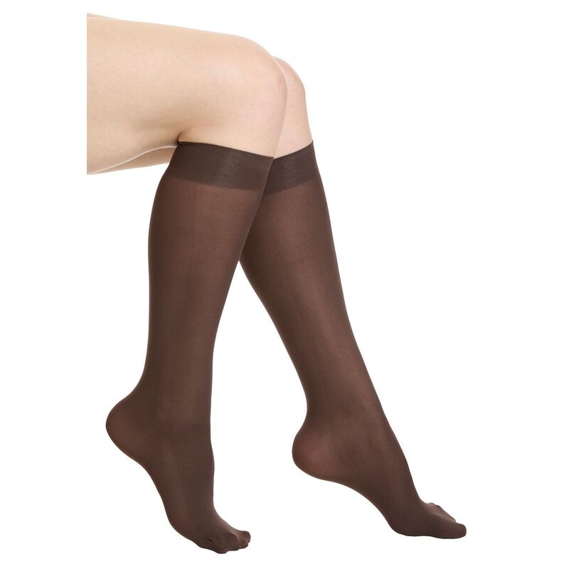 コンフォート 選りわける レディース アンダーお召しもの ソックス 足し加える大きさ Comfort Choice Women\u0027s Plusize 3-packnee-high Compression Socks Dark Coffee 珈琲