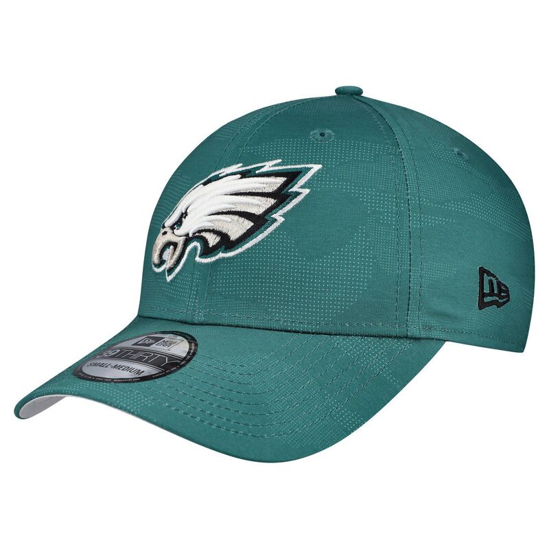 ニューエラ メンズ アクセサリー 帽子 Men's New Era Midnight Green Philadelphia Eagles Tonal Camo 39THIRTY Stretch Fit Hat Eagreen グリーン