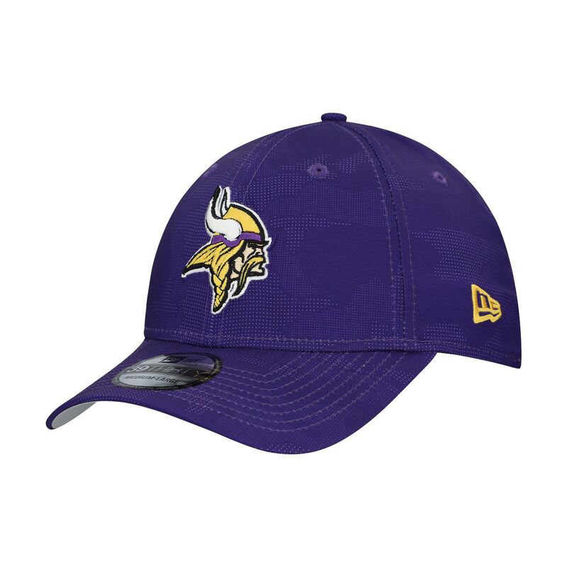 ニューエラ メンズ アクセサリー 帽子 Men's New Era Purple Minnesota Vikings Tonal Camo 39THIRTY Stretch Fit Hat Mvk Purple パープル