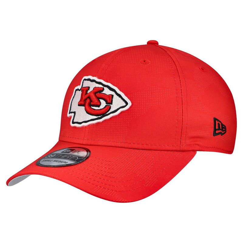 ニューエラ メンズ アクセサリー 帽子 Men's New Era Red Kansas City Chiefs Tonal Camo 39THIRTY Stretch Fit Hat Chf Red レッド