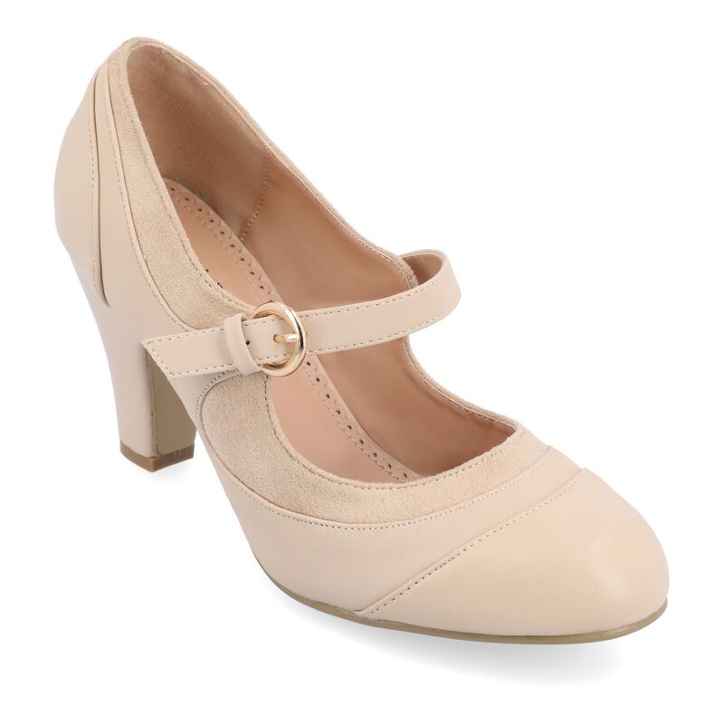 ジュルネ コレクション レディース シューズ パンプス ヒール Journee Collection Siri Women's Mary Jane Heels Bone