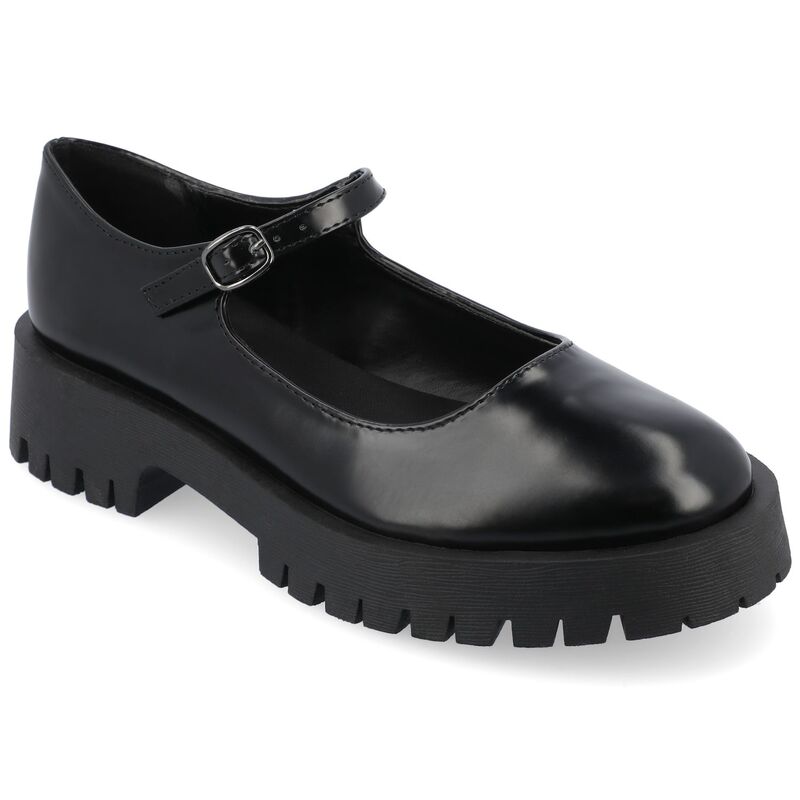 ジュルネ コレクション レディース シューズ サンダル Journee Collection Kamie Women's Mary Jane Shoes Black ブラック