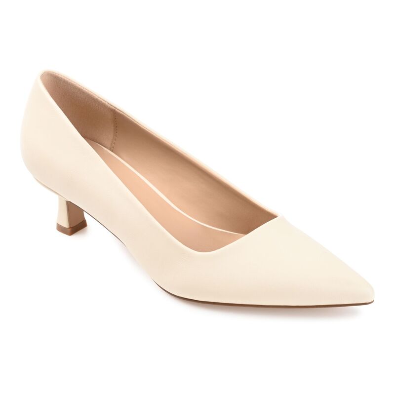 ジュルネ コレクション レディース シューズ パンプス ヒール Journee Collection Celica Women's Kitten Heels Beige ベージュ