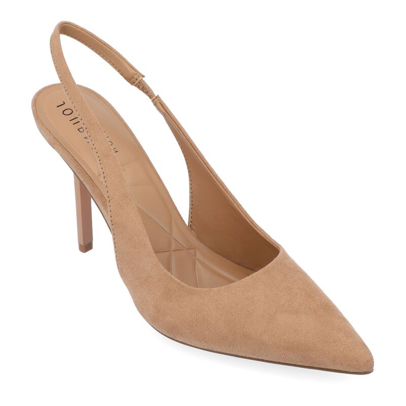 ジュルネ コレクション レディース シューズ パンプス ヒール Journee Collection Tru Comfort Foam Elenney Women'slingback Heels Tan タン｜ReVida 店