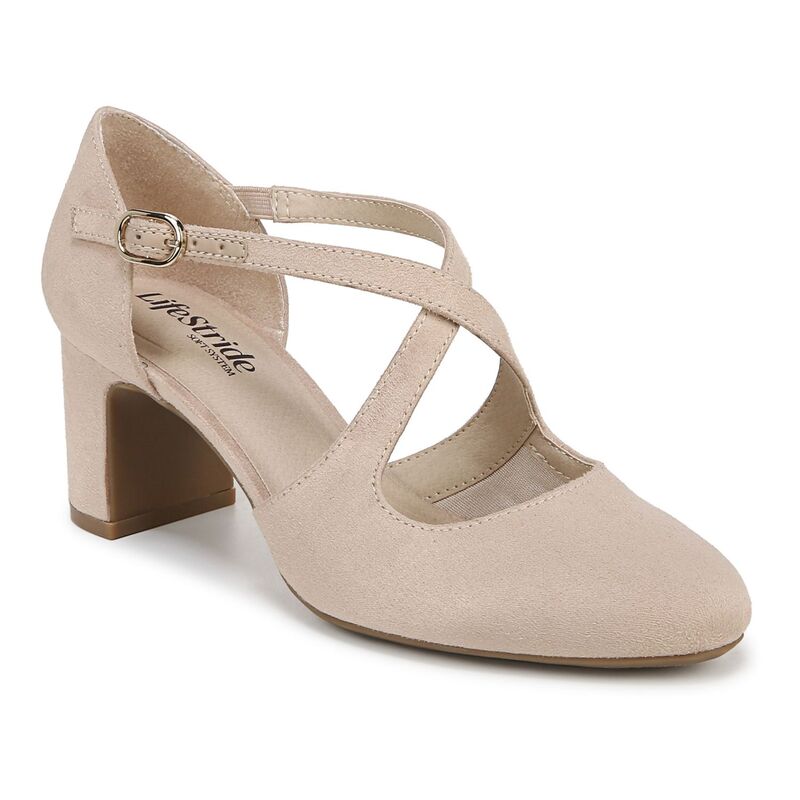 ライフストライド レディース シューズ パンプス LifeStride Tracy Women's Pumps Taupe Fabric トープ|ReVida 店