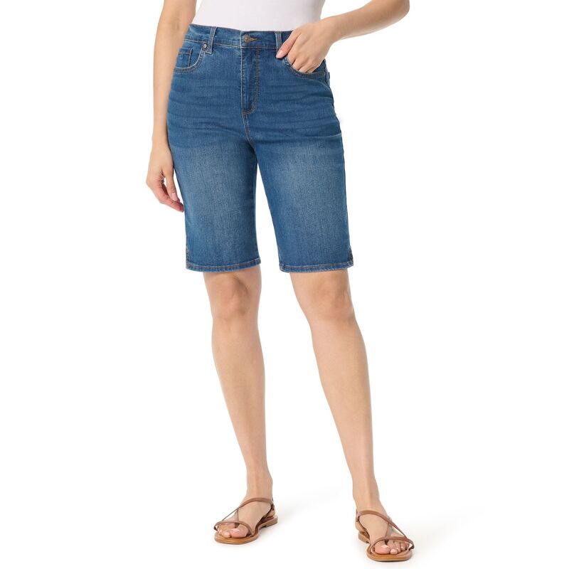 グロリアバンデービルト レディース ボトムス ハーフパンツ・ショーツ ショートパンツ Women's Gloria Vanderbilt Amanda Bermuda Shorts Decatur Whiskers