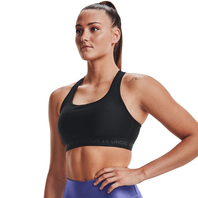アンダーアーマー レディース アンダーウェア ブラジャー Under Armour Crossback 2.0 Medium-Impact Sports Bra Black ブラック