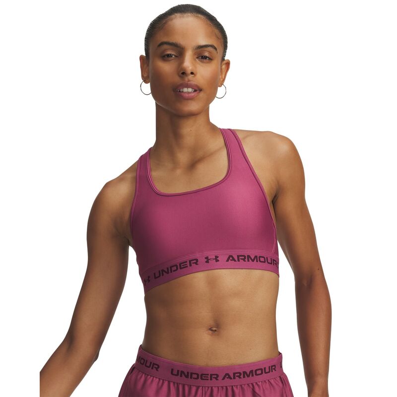 アンダーアーマー レディース アンダー御召しもの ブラ Under Armour Crossback 2.0 Medium-Impact Sports Bra Fuchsia Dusk フューシャ
