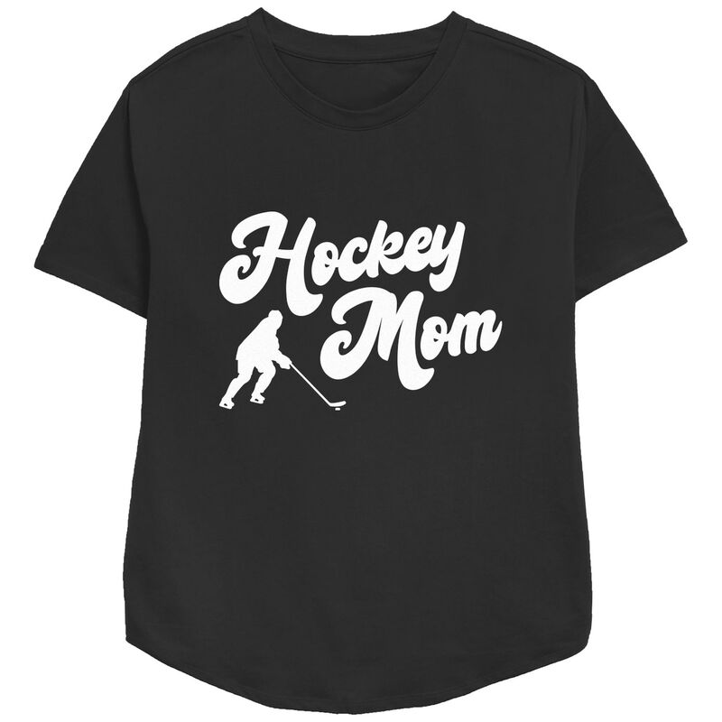 アンブランデッド レディース トップス Tシャツ リラックスフィット グラフィック Unbranded Women's Hockey Mom Relaxed Fit Graphic Tee Black ブラック 8,861円